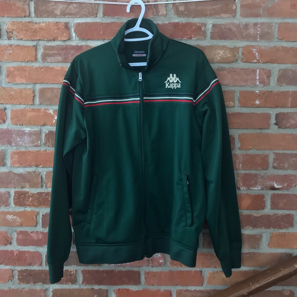Large Kappa Full Zip Sweater